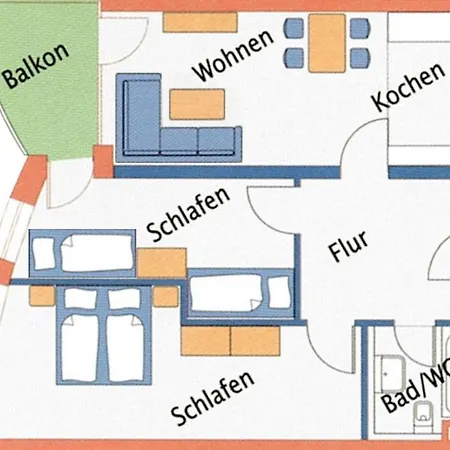 Nordseebrandung B1.4 Apartment Cuxhaven
